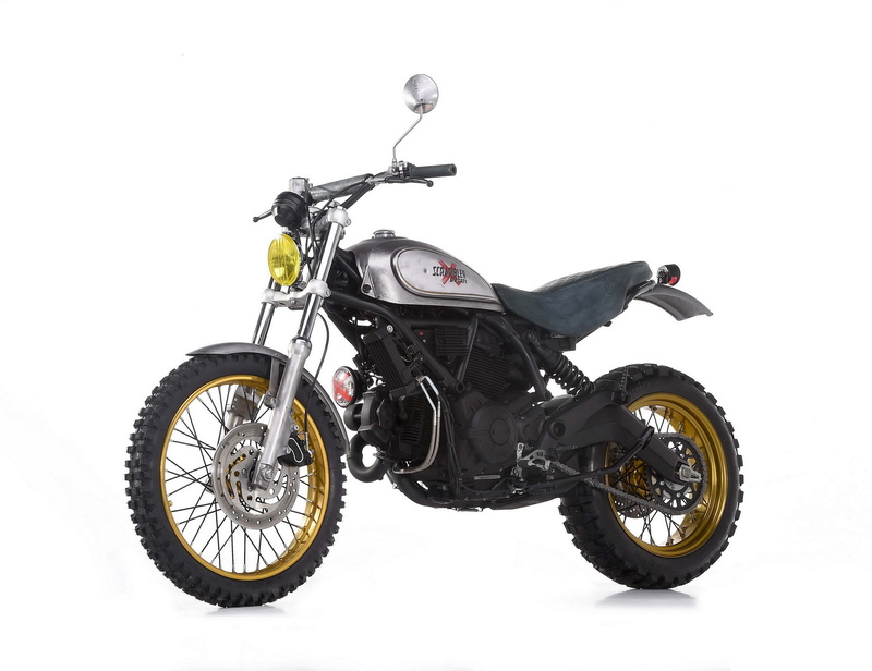 scrambler, ducati, scratch, 2015, urban, 4K, enduro