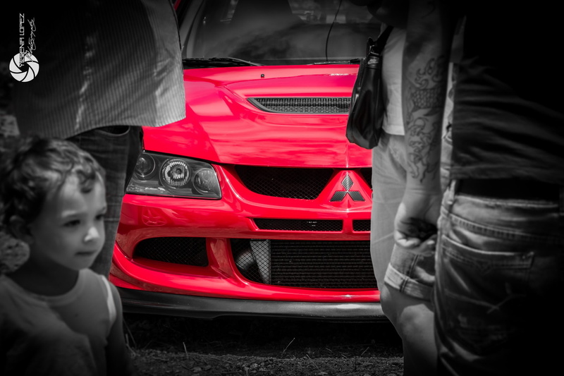 lifestyles, isolated color, transportation, people, mechanic, day, midsection, 1080P, motor vehicle, wheel, standing, two people, outdoors, car, Mitsubishi Lancer EVO