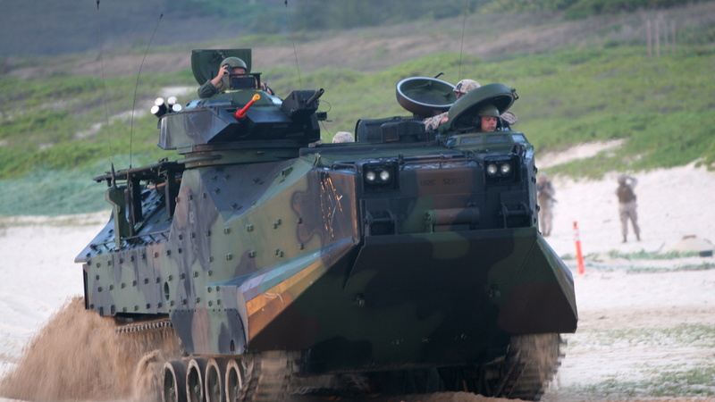 AAV, assault amphibious vehicle, U.S. Marine, U.S. Army, 4K, LVTP-7, amtrack