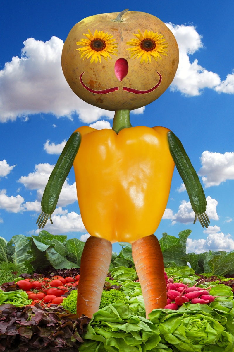 greeting card, fruit, turnip, paprika, close-up, plant, edited, colorful, no people, food, photo, person, green color, body, yellow, figure, summer, autumn