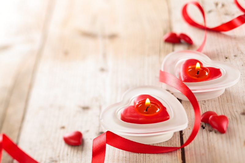 close-up, candle, flame, love, wood - material, fire, burning, decoration, focus on foreground, Valentines Day, nature, no people, celebration, ribbon