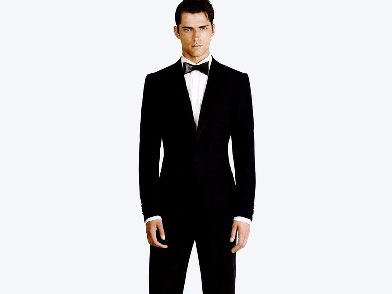 hombre, pajarita, modelo, moreno, 720P, traje