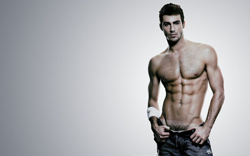 modelo, 2K, morena, hombre
