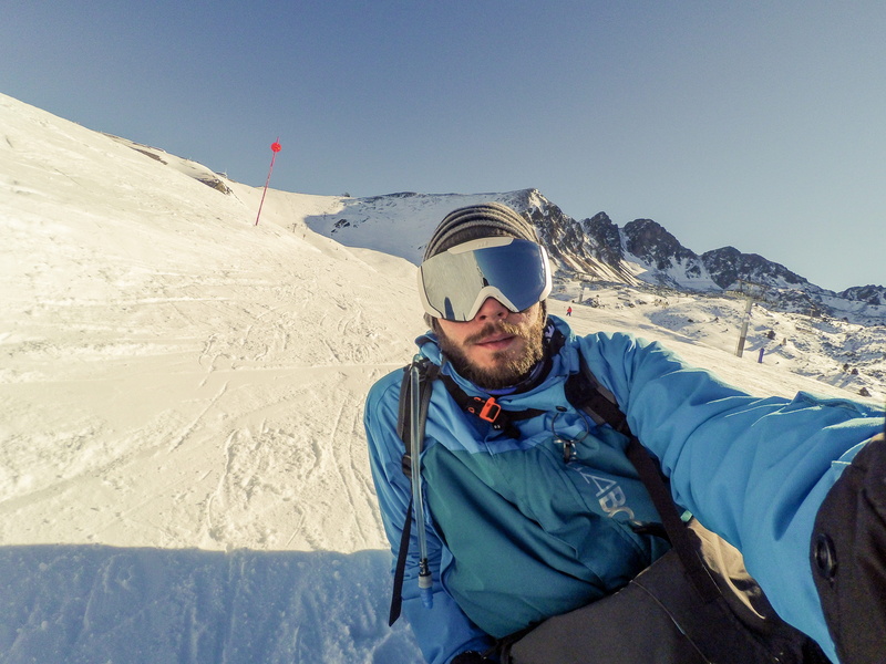 cataluña, el pas de la casa, ski holiday, ski-wear, vacations, one person, cold temperature, sky, clothing, mountain range, nieve, snowcapped mountain