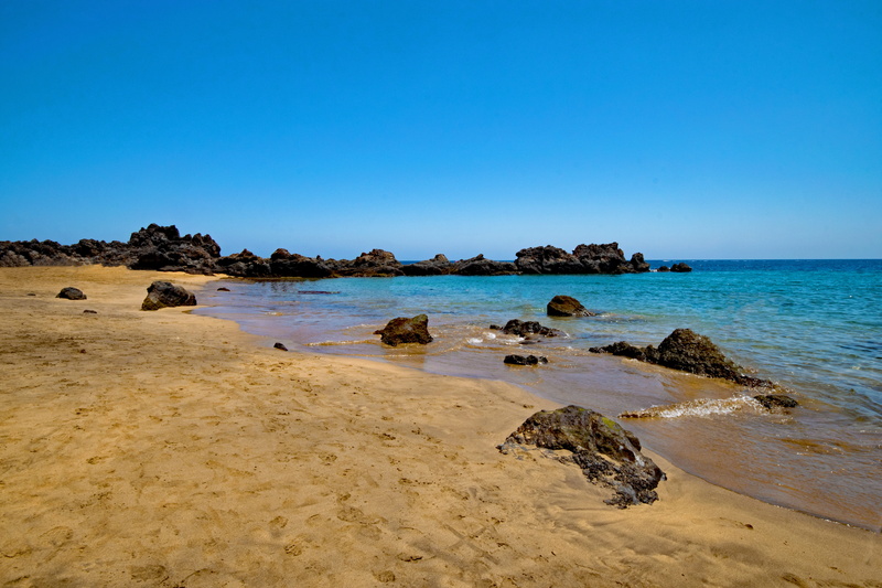 nature, no people, sky, del, africa, lanzarote, holiday, tranquil scene, clear sky, blue, travel, booked, beach, travel destinations, puerto, solid, water