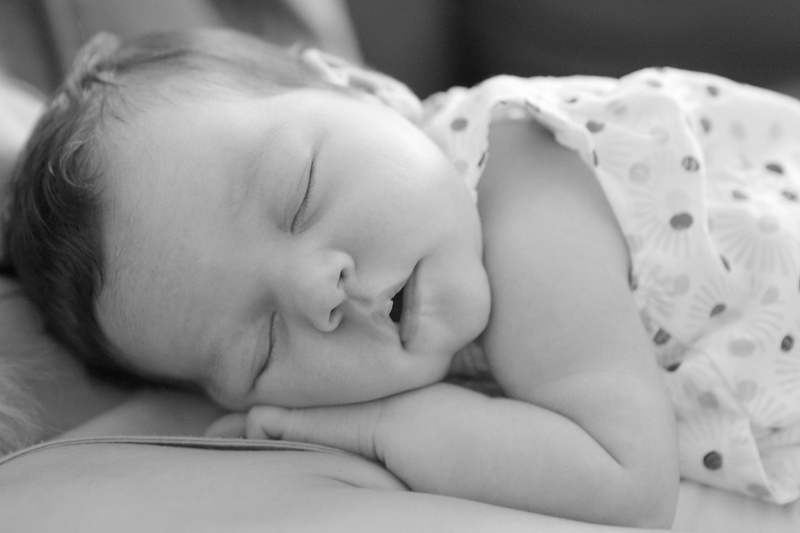 mouth open, newborn, beginnings, babyhood, indoors, relaxation, headshot, innocence, young, girl, sweet, child, bed, love, eyes closed, baby, sleeping