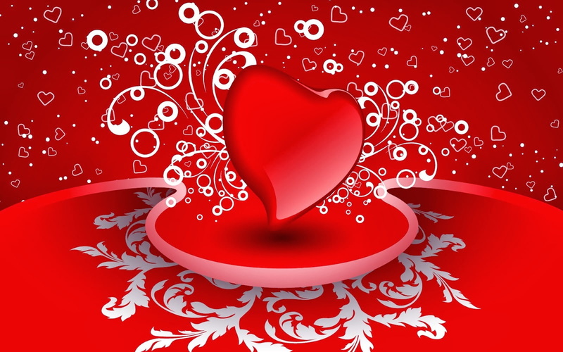 san, 720P, valentin, corazon, amor, rojo