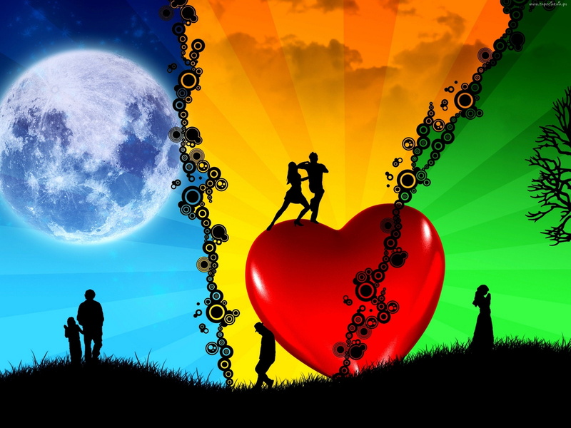 corazones, 2K, amor