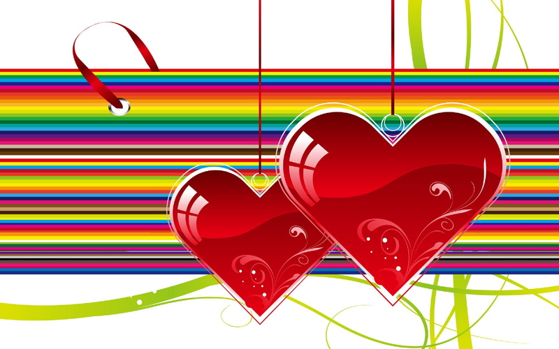 valentin, san, 2K, amor, rojo, corazones