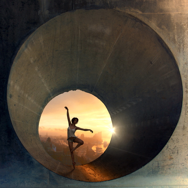 city, sun, hell, full length, one person, mysterious, girl, indoors, emotion, music, composing, contrast, day, built structure, sunlight, cd cover, women