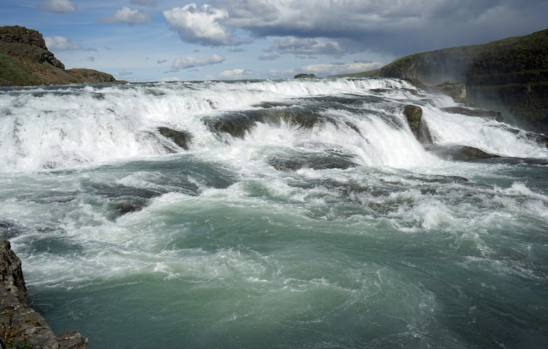 coastline, rock - Object, nature, scenics - nature, Iceland, beach, Waterfall, motion, landscape, flowing, sea, no People, surfing, beauty in nature, cloud - sky