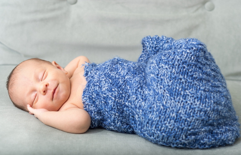 newborn baby, portrait, soft, indoors, precious, sack, sweet, cute, real people, blue, sleeping, little, white, face, s, health, one person, skin, blanket