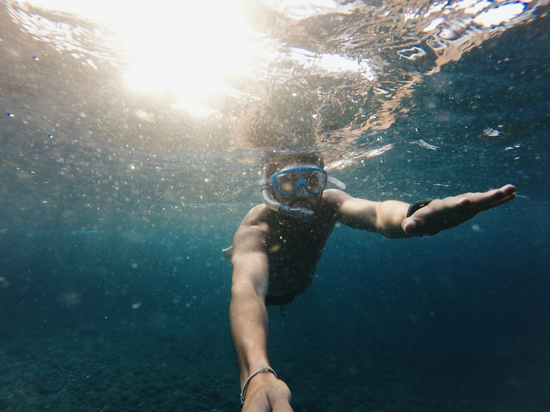 sport, men, underwater diving, swimming, diving, 2K, leisure activity, nature, undersea, shirtless, sea, exploration, adventure, snorkeling, scuba mask