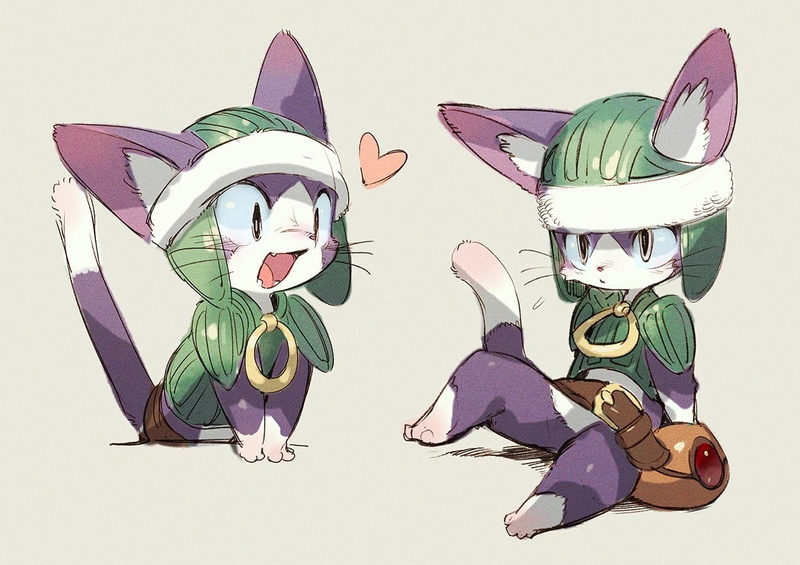 domestic, helmet, indoors, Anthro, Monster Hunter, animal representation, domestic animals, mammal, studio shot, full length, belt, no people, animal ears