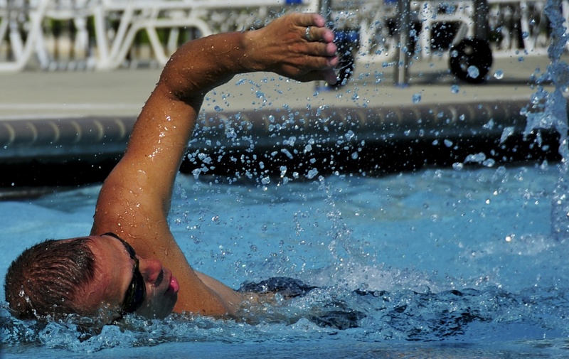 man, effort, enjoyment, focus on foreground, one person, 1080P, dedication, athlete, goggles, wet, swimming, leisure activity, young adult, freestyle