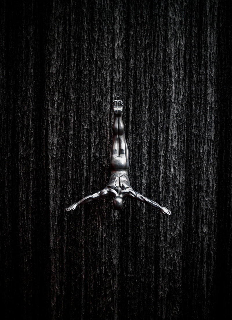 dark, aggression, metal, representation, no people, textured, human representation, indoors, spirituality, strength, full length, nature, statue, studio shot