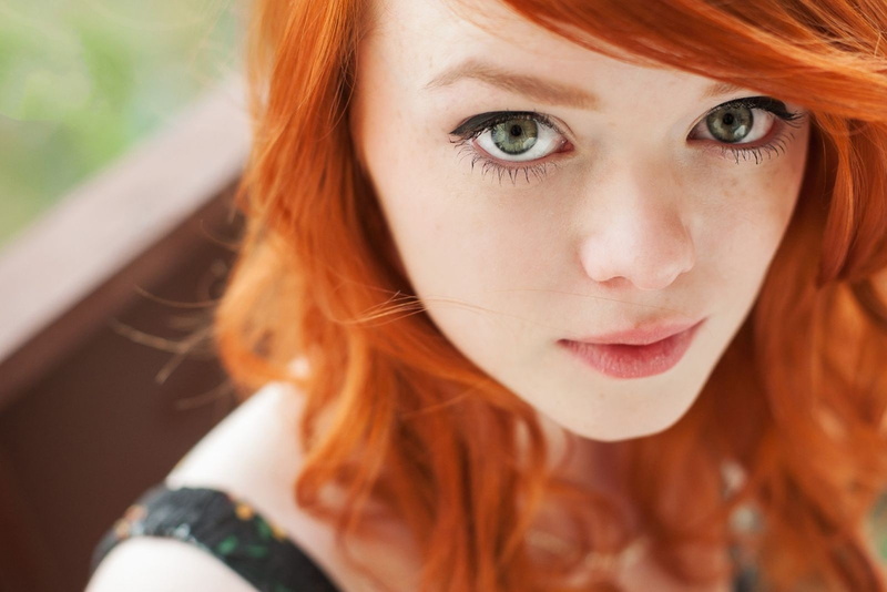 redhead, face, Lass Suicide, women, 720P