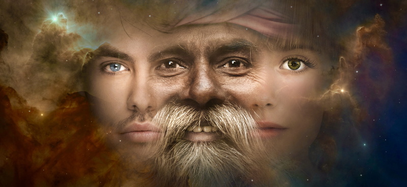 mystical, indoors, magical, mysterious, magic, 5K, fantastic, human, human body part, portrait, beard, composing, photomontage, female, male, young adult