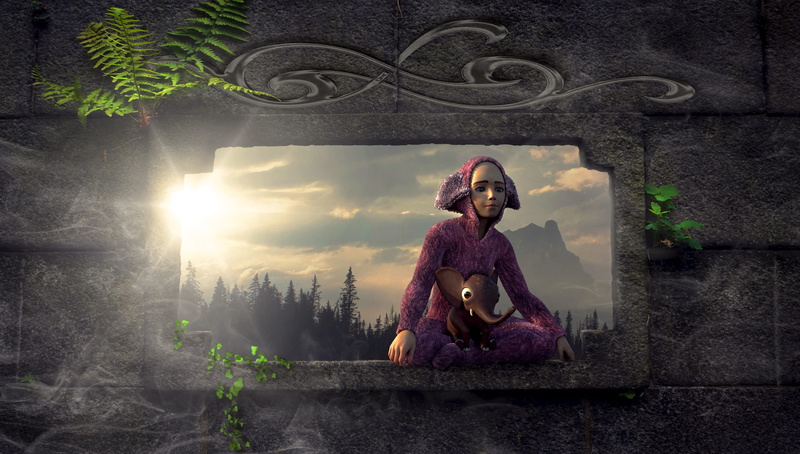 light, creativity, tree, art and craft, magic, fairy tales, nature, representation, sit, cloud - sky, dream, wall, spirituality, photomontage, mystical