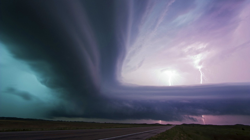 roads, lightning, weather, downpour, 1080P, rain, electric, landscapes, sky, world, bright, dark, fields, storm, drops, nature