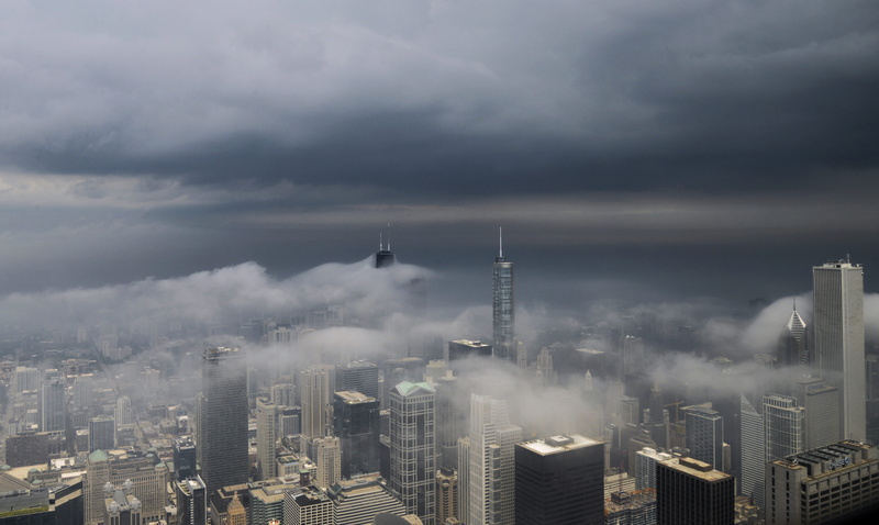 cityscape, skyline, nature, city, landscape, no people, chicago, urban skyline, tall - high, modern, building exterior, willis tower, financial district