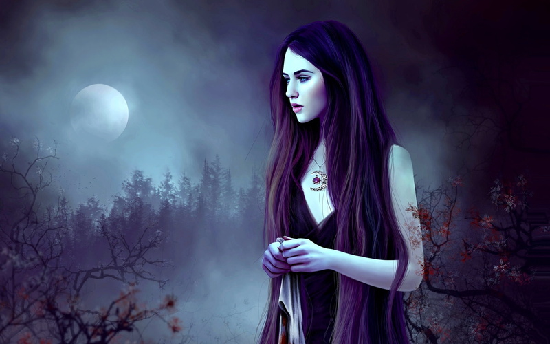original, artistic, 1080P, witch, woman, women, girl, female, fantasy