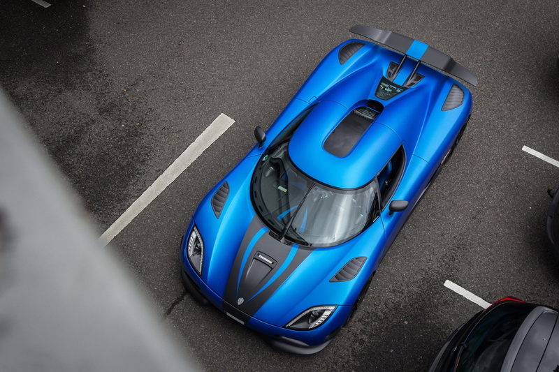 Super Car, black cars, Koenigsegg Agera, aerial view, car, carbon fiber, 1080P, Koenigsegg, blue cars, supercars
