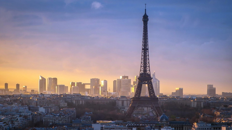 sky, tower, crowd, la défense, financial district, metropolis, urban area, horizon, travel destinations, building exterior, tourism, daytime, travel, nature