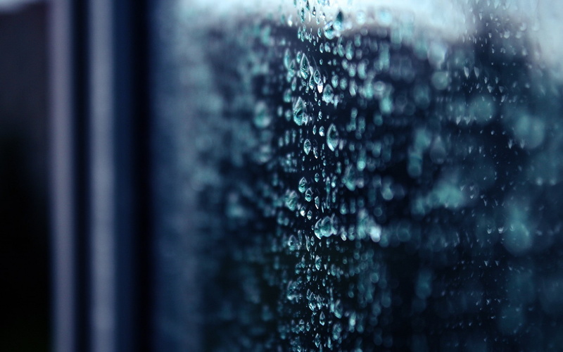 depth of field, macro, water drops, 1080P, water on glass, rain, bokeh