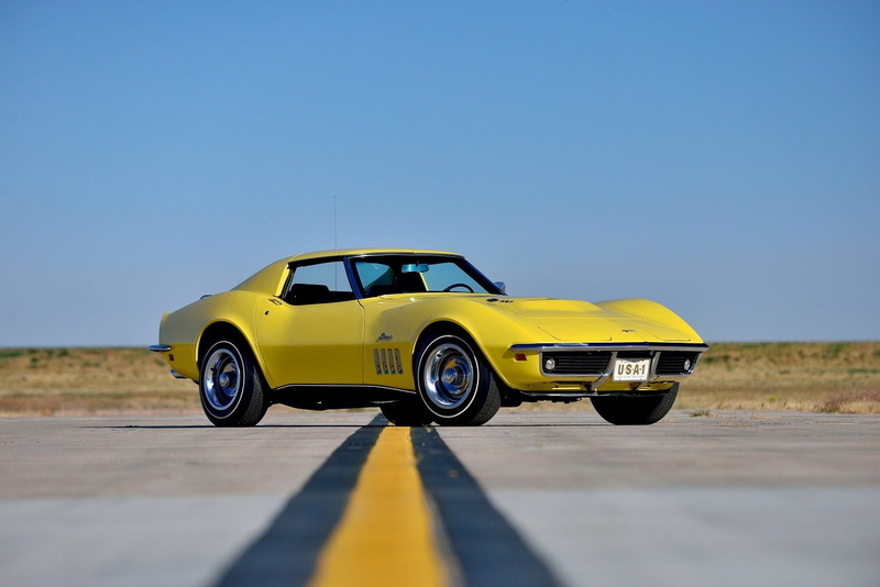 corvette, 720P, yellow, (c3), chevrolet, coupe, cars, stingray, l71, sport, 1969
