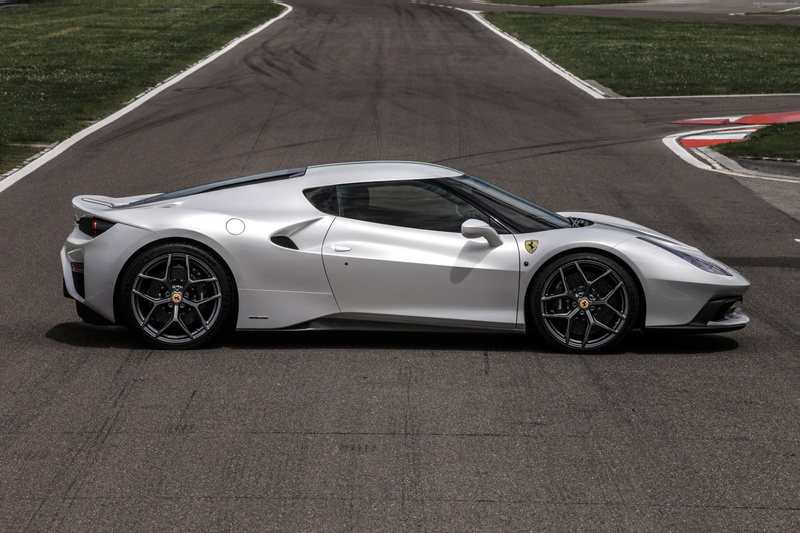 4K, sport car, white, Ferrari 458 MM Speciale
