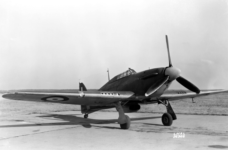 Hawker Hurricane, 2K, British fighter, Hurricane