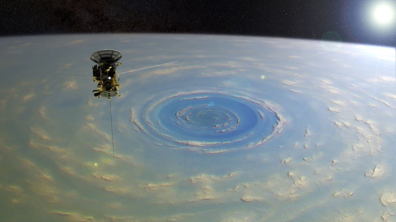 storm, saturn, no people, circle, tranquility, lake, shape, close-up, cassini, nature, drop, waterfront, high angle view, motion, rippled, beauty in nature