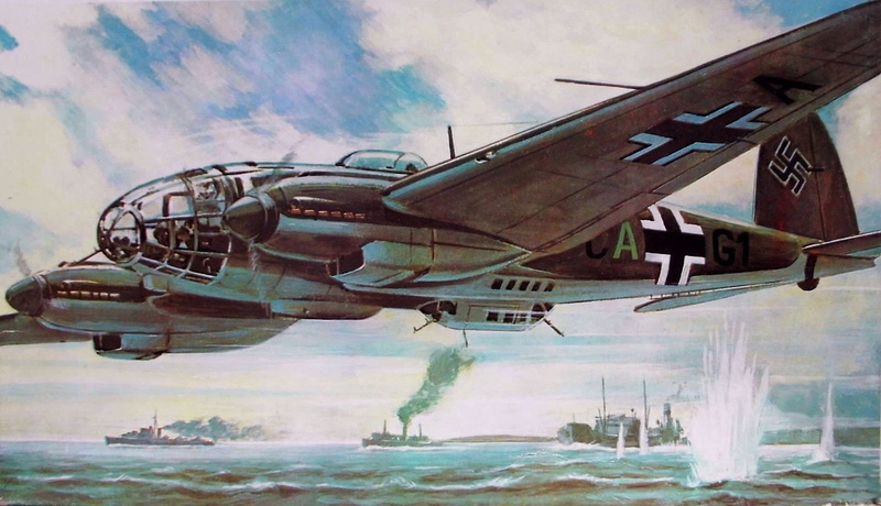 Bombers, Military, Airplane, 720P, Air Force, Heinkel He 111, Aircraft