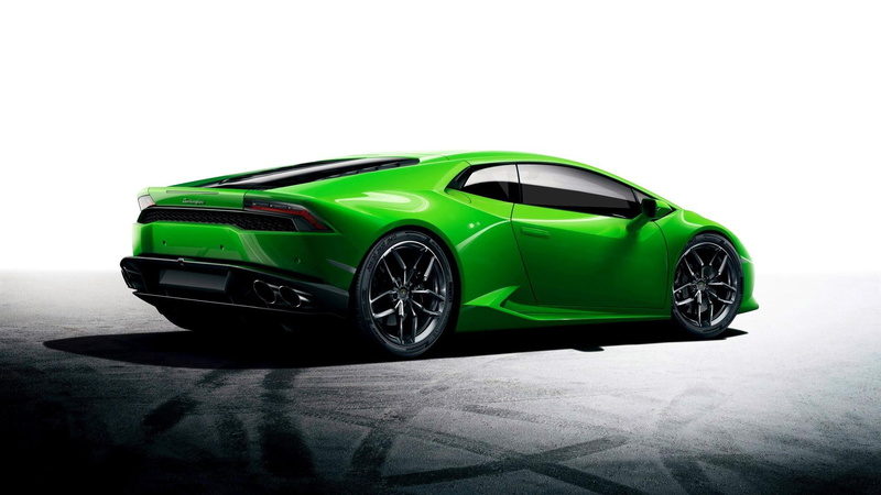 lamborghini, lp610-4, coupe, lamborghini hurricanes, green, car, hurricanes, 1080P, lp, sports