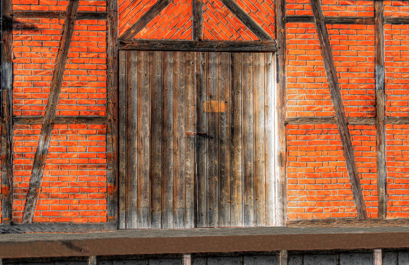 old, weathered, railway station, nostalgia, door, safety, loading ramp, red, ramp, wild, sidewalk, break up, protection, built structure, shut down, truss
