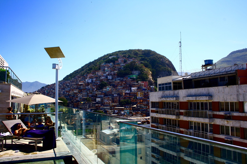building, brazil, windsor, clear sky, mirimar, nature, outdoors, day, reflection, plant, building exterior, sky, favela, blue, travel destinations, miramar hotel