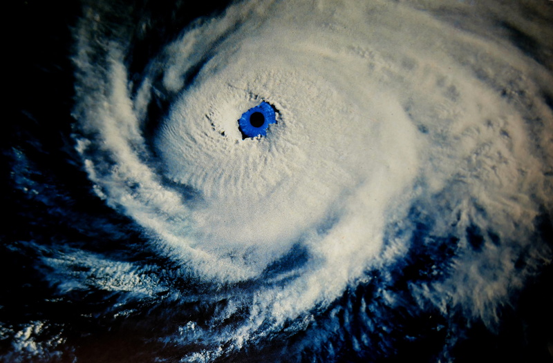4K, animal themes, clouds, blue, cloudburst, atmosphere, Eye Of The Hurricane, one animal, eye, meteorology, animal eye, animal head, storm clouds, sky