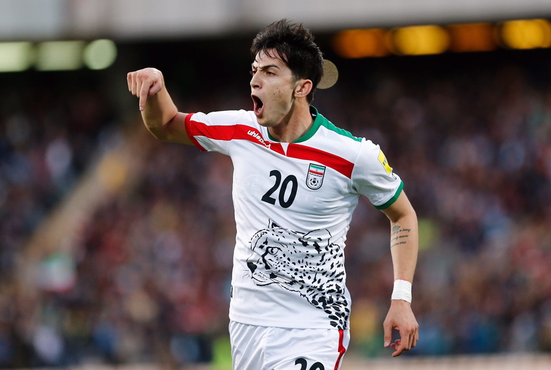 Iranian, Sardar Azmoun, Soccer, 4K