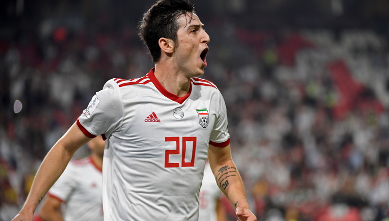 Iranian, Iran National Football Team, Sardar Azmoun, 4K, Soccer