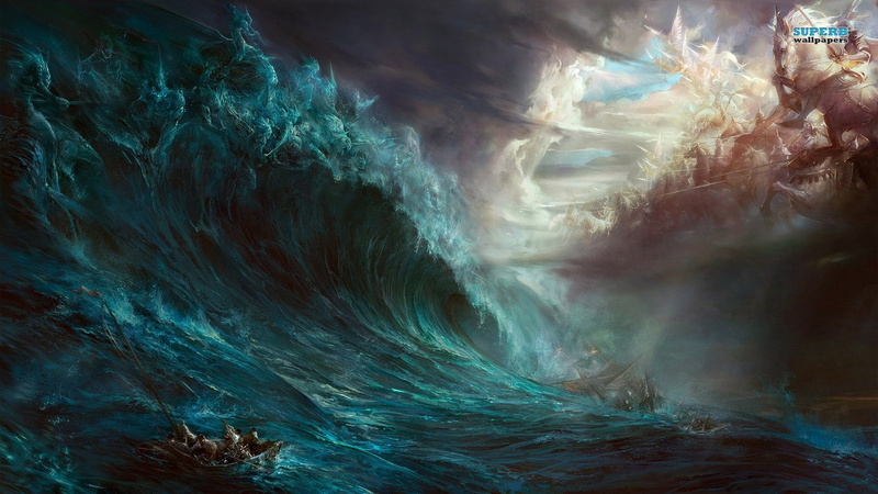720P, waves, Tsunami
