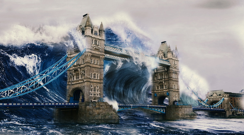 Creative, travel, motion, passenger craft, wave, built structure, water, power in nature, flowing water, outdoors, long exposure, river, bridge, travel destinations