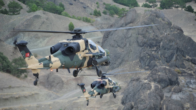 Turkish Aerospace Industries, 4K, AgustaWestland, attack helicopter, Agusta Westland T-129