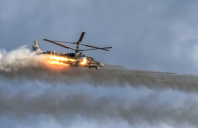 attack helicopter, Ka-52, Russian Army, 1080P