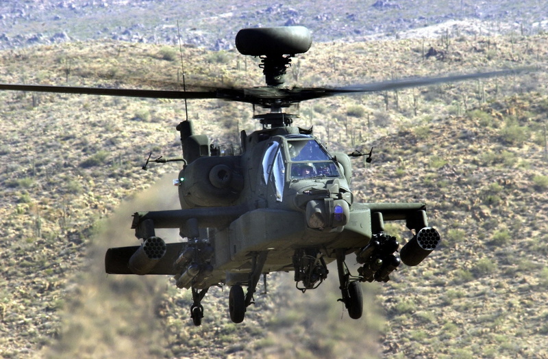 helicopter, ah 64, army, apache, attack, military, weapon, 1080P