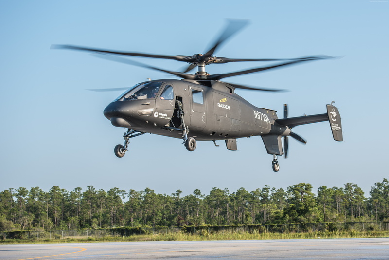 fighter, fighter helicopter, SIKORSKY S-97 RAIDER, U.S. Air Force, 4K
