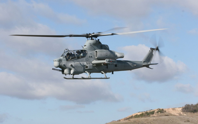 Bell AH-1Z Viper, Military Helicopters, 1080P