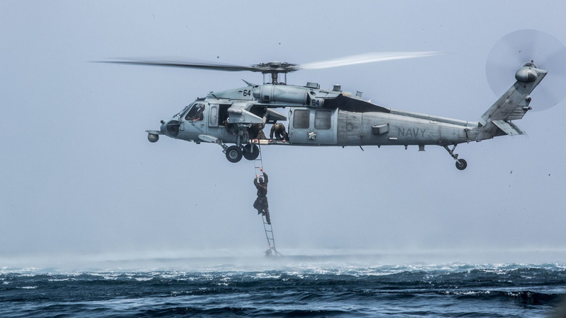 Military Helicopters, Helicopter, Sikorsky SH-60 Seahawk, 1080P, Navy