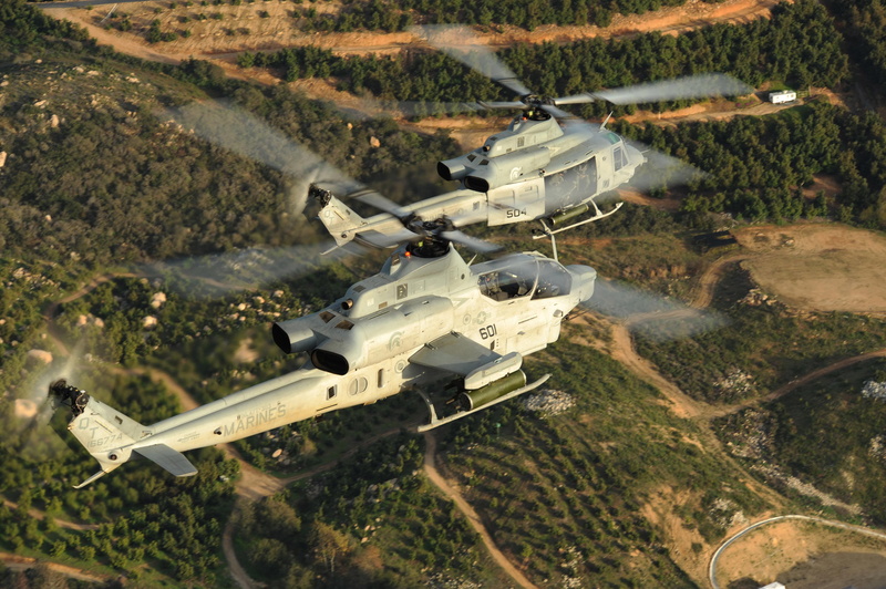 " Viper", Bell AH-1Z, helicopters, 4K, Viper, Bell UH-1Y, Venom