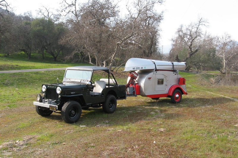 offroad, motorhome, truck, 1953, custom, 4x4, retro, cj-3b, willys, jeep, 1080P, camper